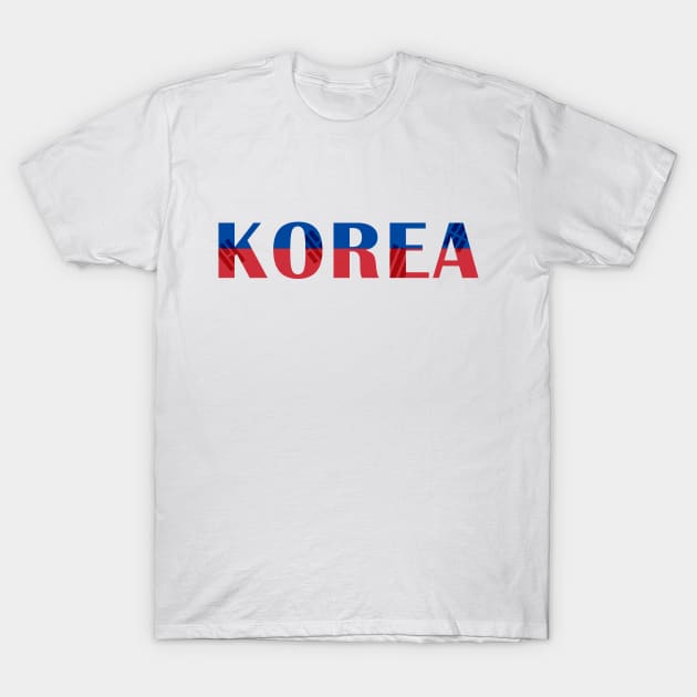 Korea T-Shirt by superdupertees